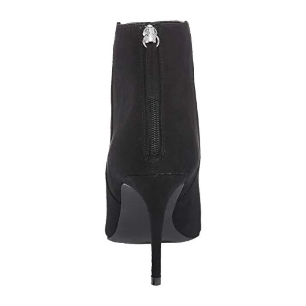 STEVE MADDEN Suede Pointed Toe Heel Booties
